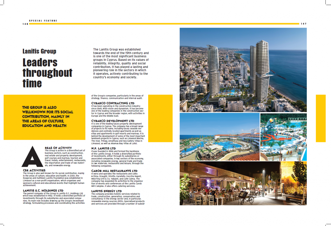 Lanitis Group Advertorial GOLD magazine March 2020